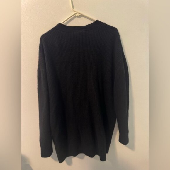 NWT Quince Black 4 Button Cardigan Size M - Picture 3 of 5